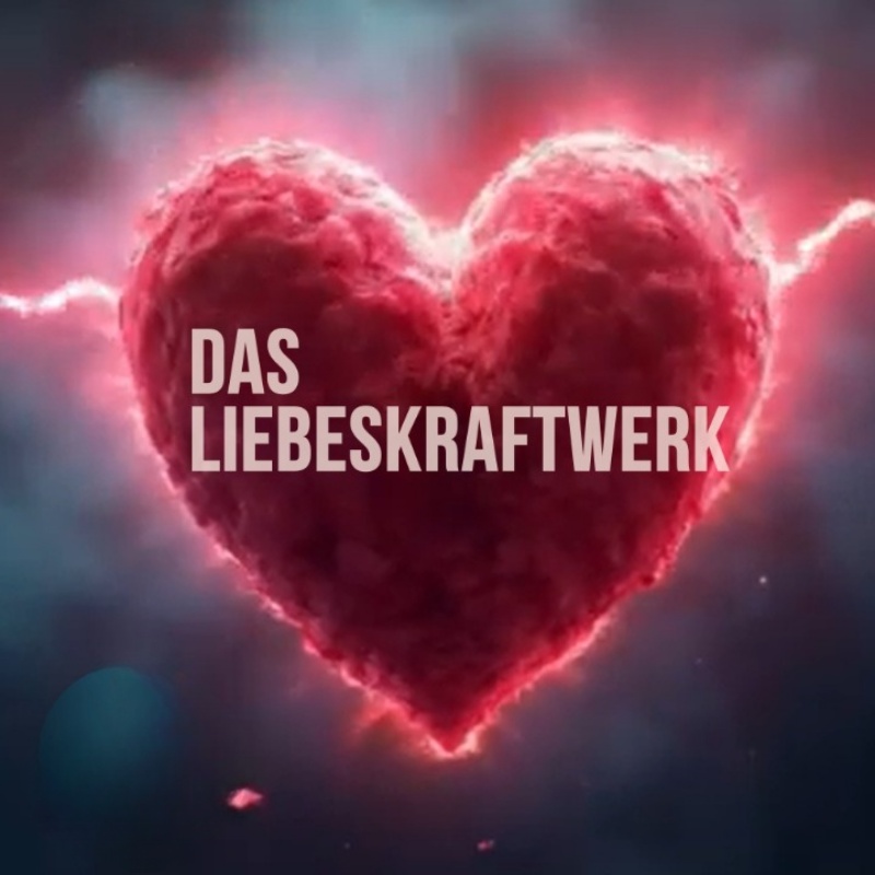 Cover: Das Liebeskraftwerk,zeigt ein elektrisch leuchtendes Herz