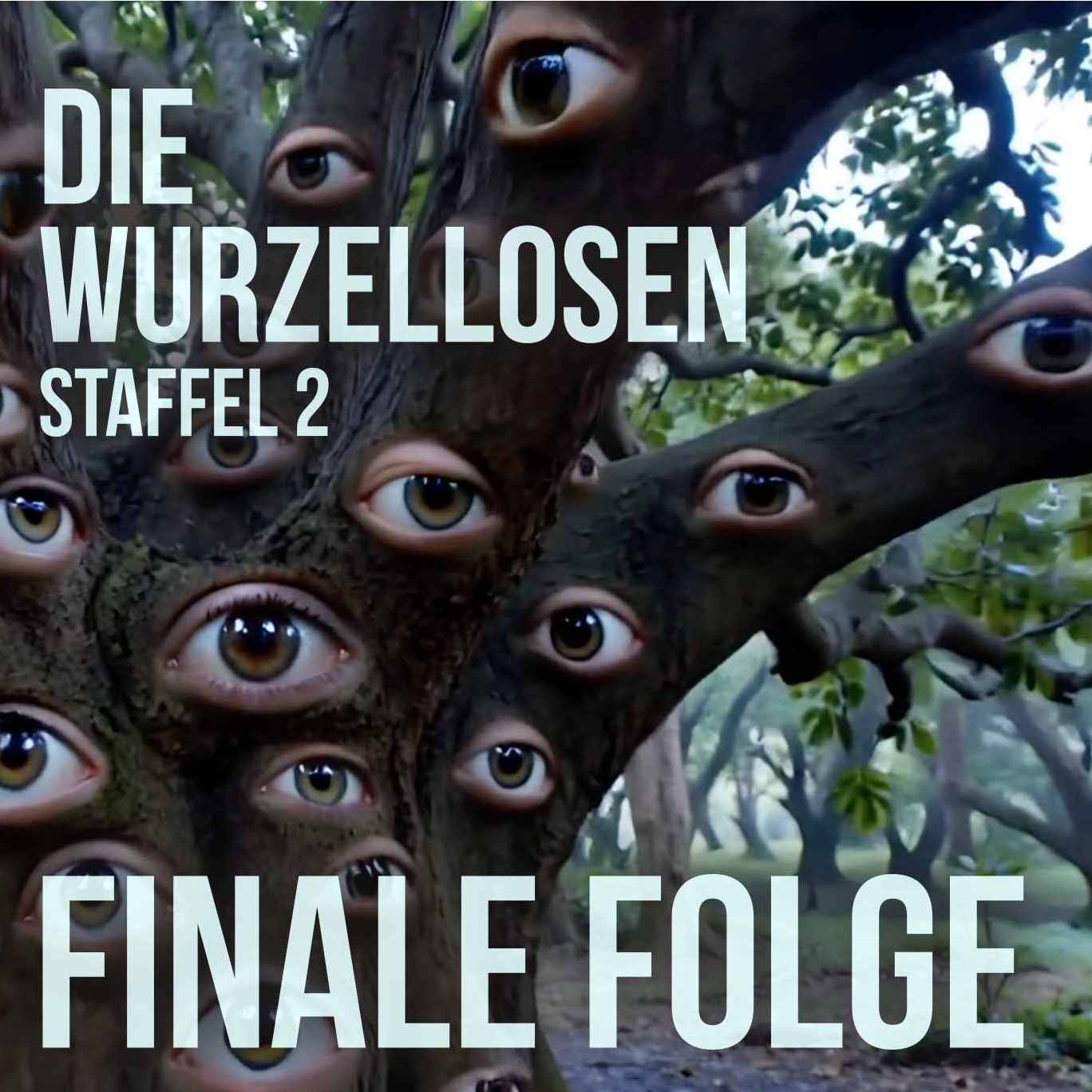 zeigt einen Baum mit Augen